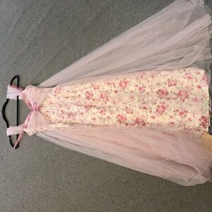 Lacemade Floral Pink Dress